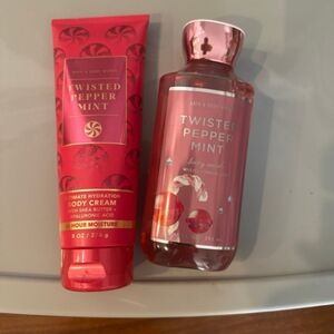 BBW twisted peppermint set